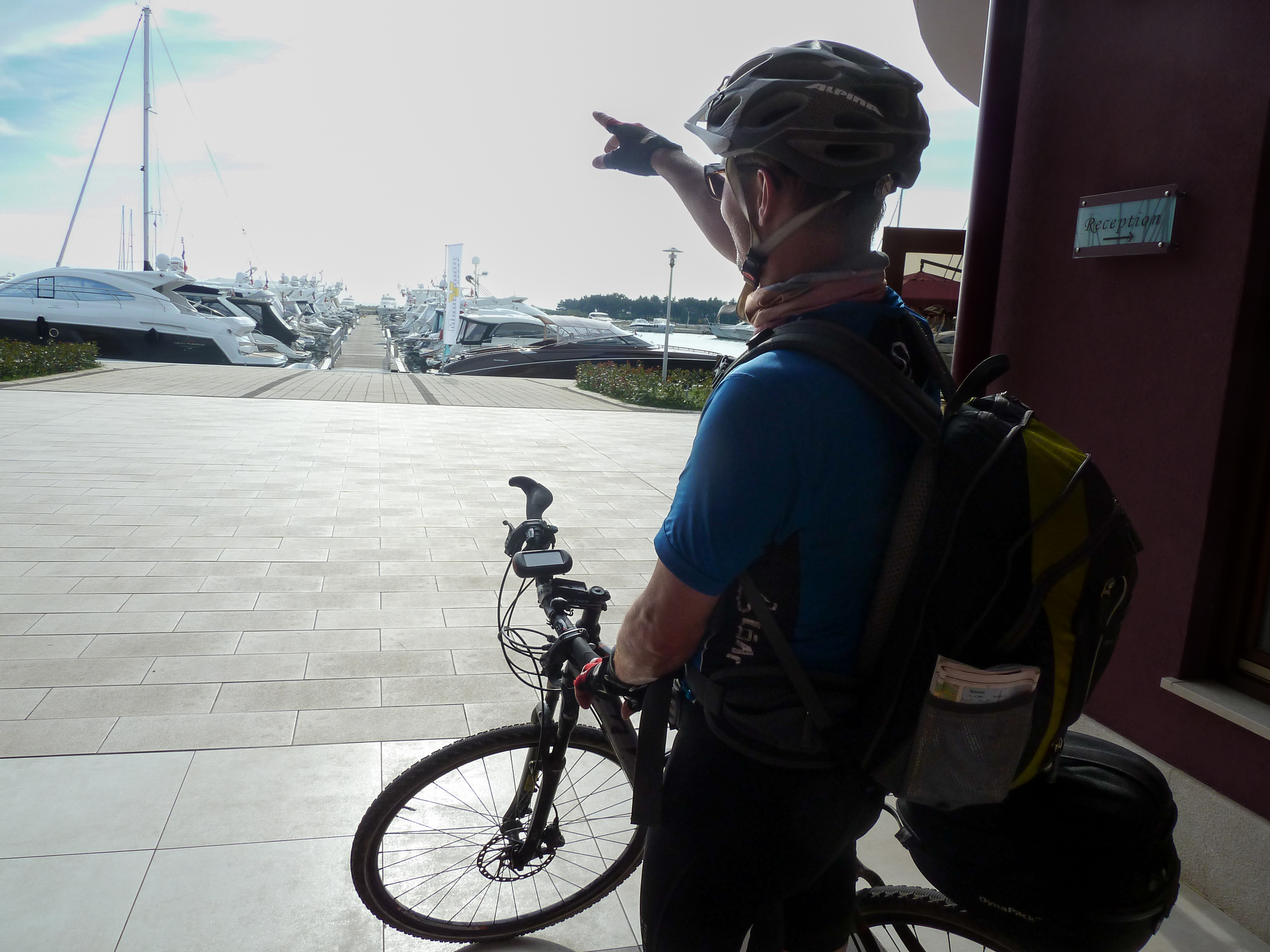 Ankunft in der Marina Novigrad